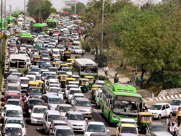 Traffic In Delhi